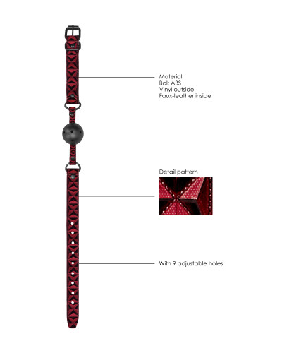 Baillon Boule LUXURY Rouge 