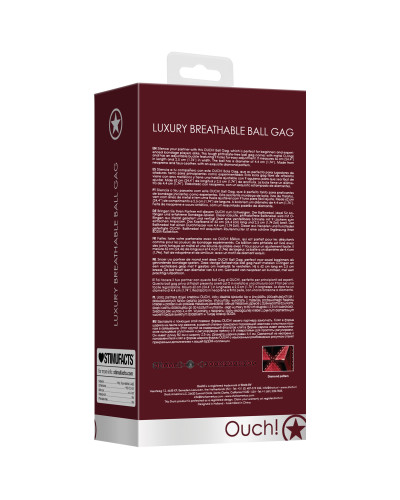 Baillon Boule LUXURY Rouge 