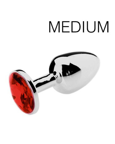 Plug bijou Spolly Medium - Rouge 7 x 3.4cm 
