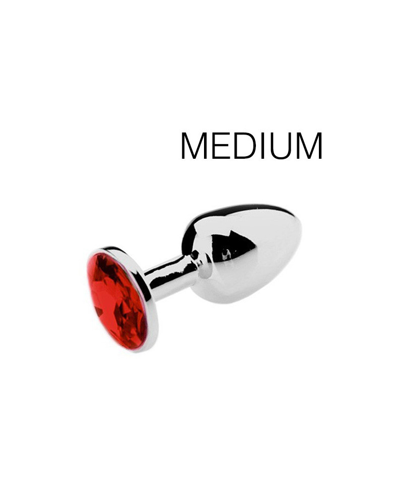 Plug bijou Spolly Medium - Rouge 7 x 3.4cm 