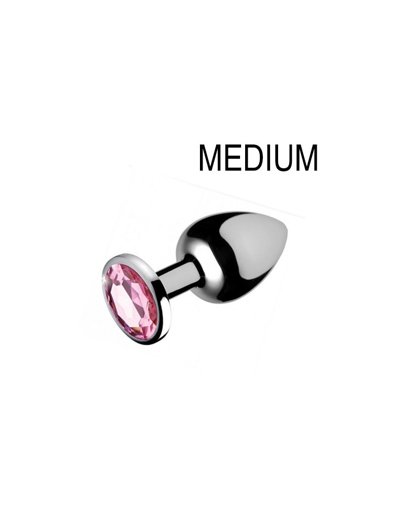 Plug bijou Gem Rose 7 x 3.4 cm 