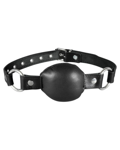 Baillon en cuir SIlence Gag Noir 