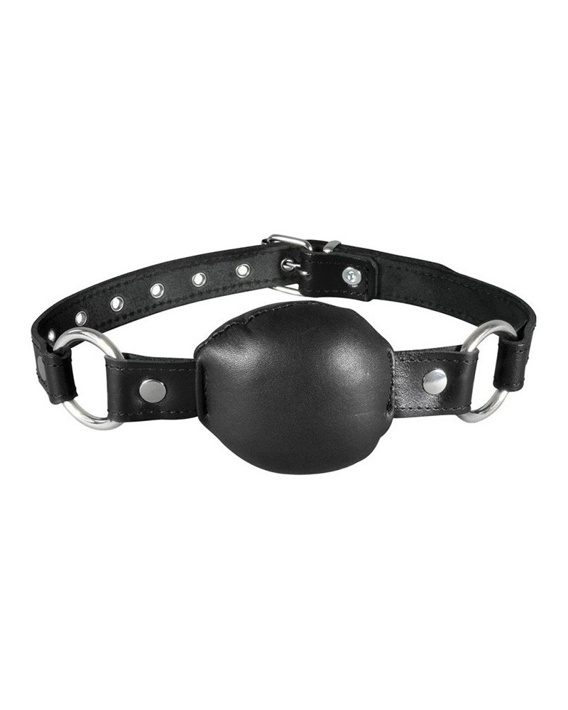Baillon en cuir SIlence Gag Noir 