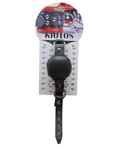 Baillon en cuir SIlence Gag Noir 