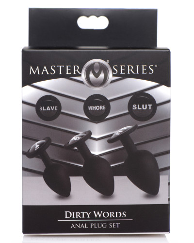 Kit de 3 plugs Dirty Words 