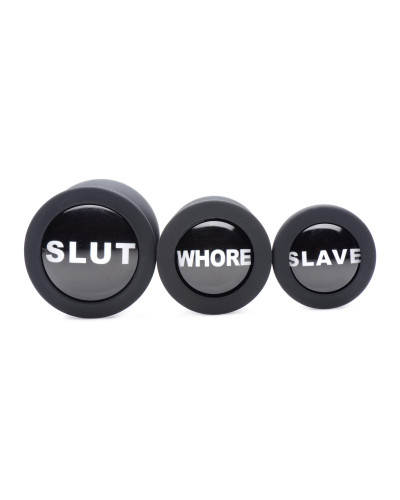 Kit de 3 plugs Dirty Words 