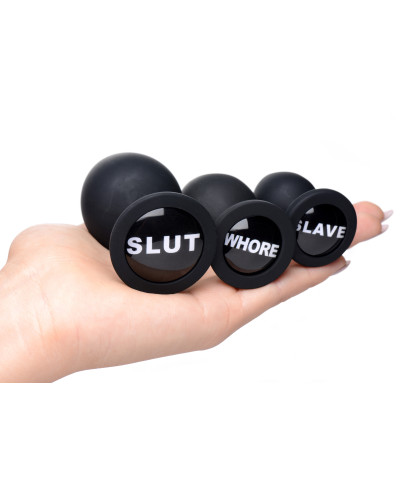 Kit de 3 plugs Dirty Words 