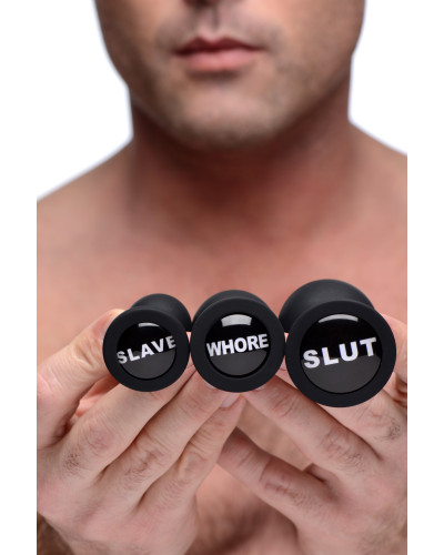 Kit de 3 plugs Dirty Words 
