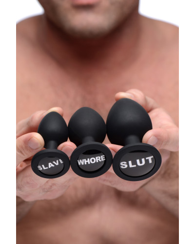 Kit de 3 plugs Dirty Words 