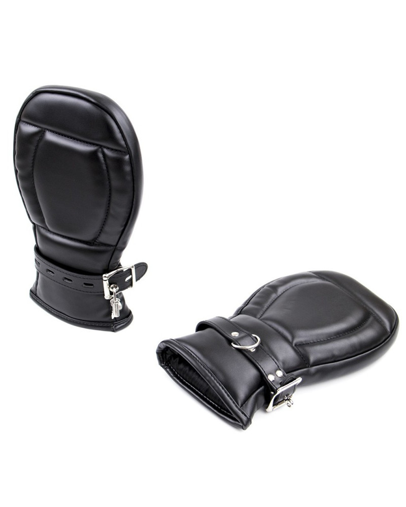 Gants Padded Lock Noirs 