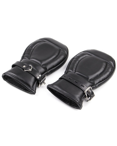Gants Padded Lock Noirs 