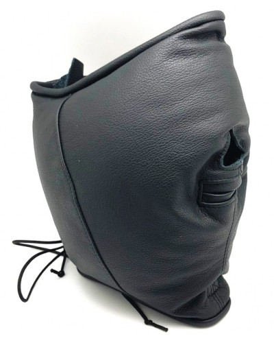 Cagoule sensorielle en cuir rembourré 
