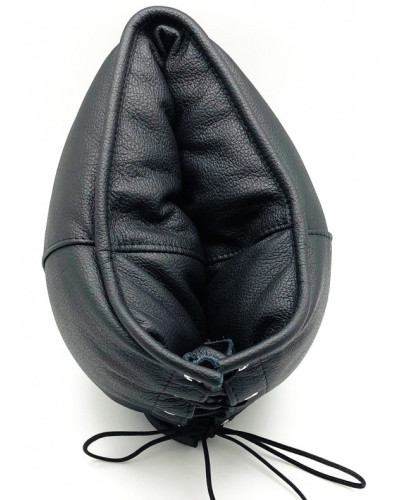 Cagoule sensorielle en cuir rembourré 