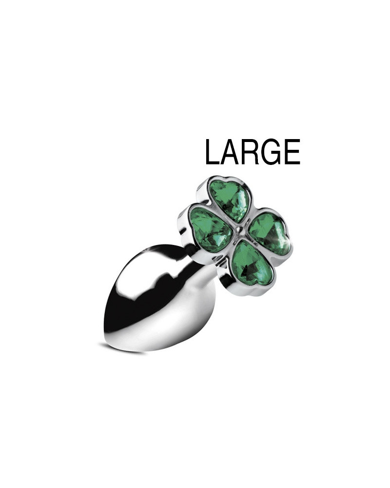 Plug bijou Lucky Gem Trèfle 9 x 4 cm 