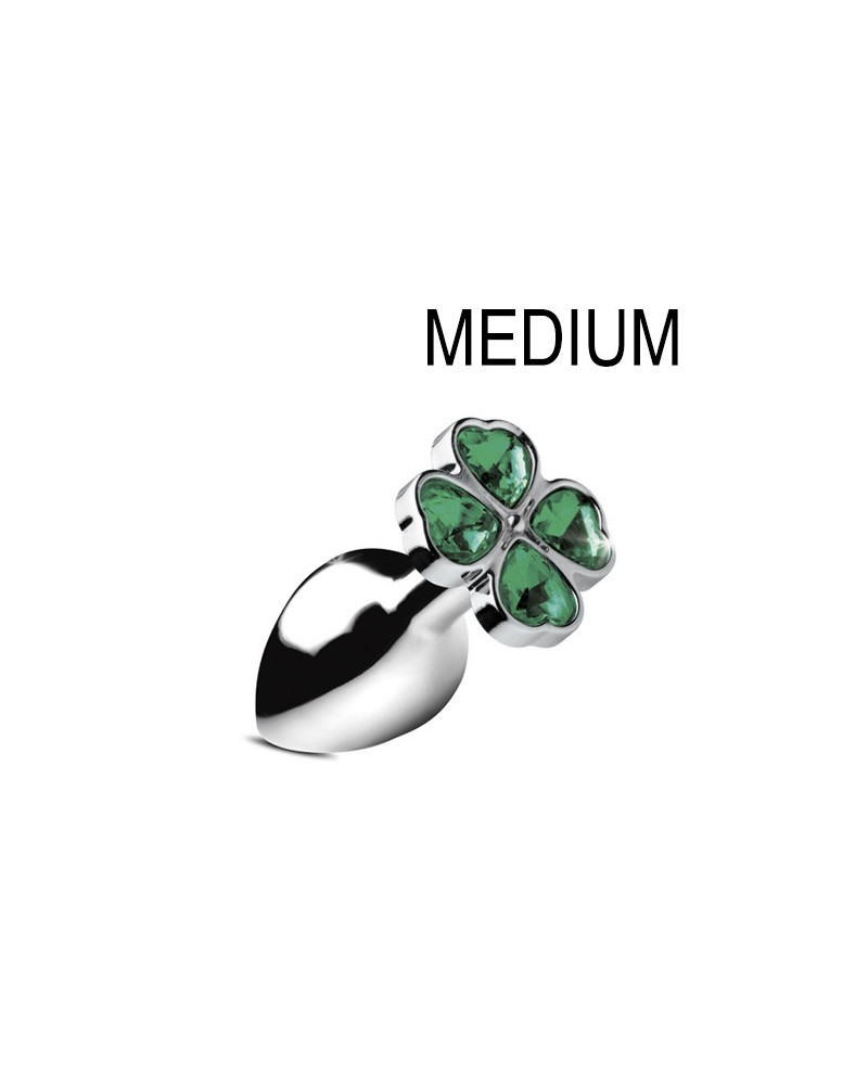 Plug bijou Lucky Gem Trèfle 7.5 x 3.2 cm 