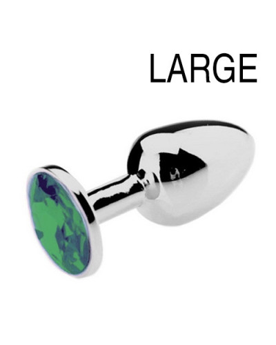 Plug Bijou Vert 8 x 4 cm 