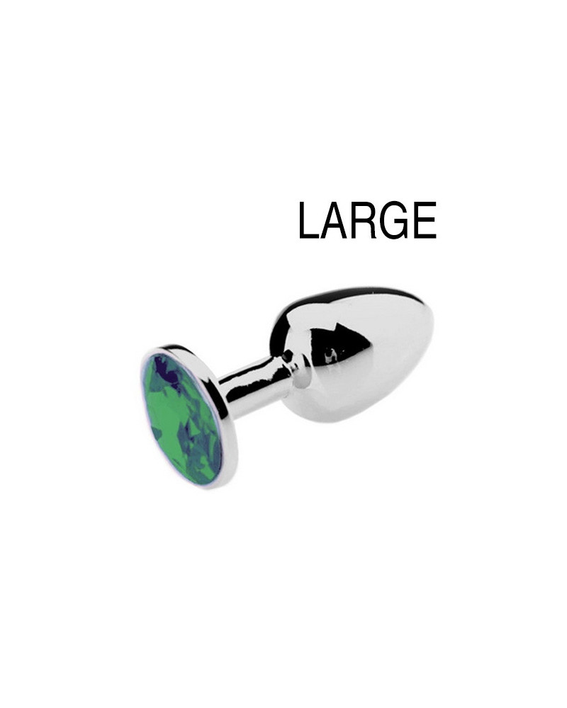 Plug Bijou Vert 8 x 4 cm 
