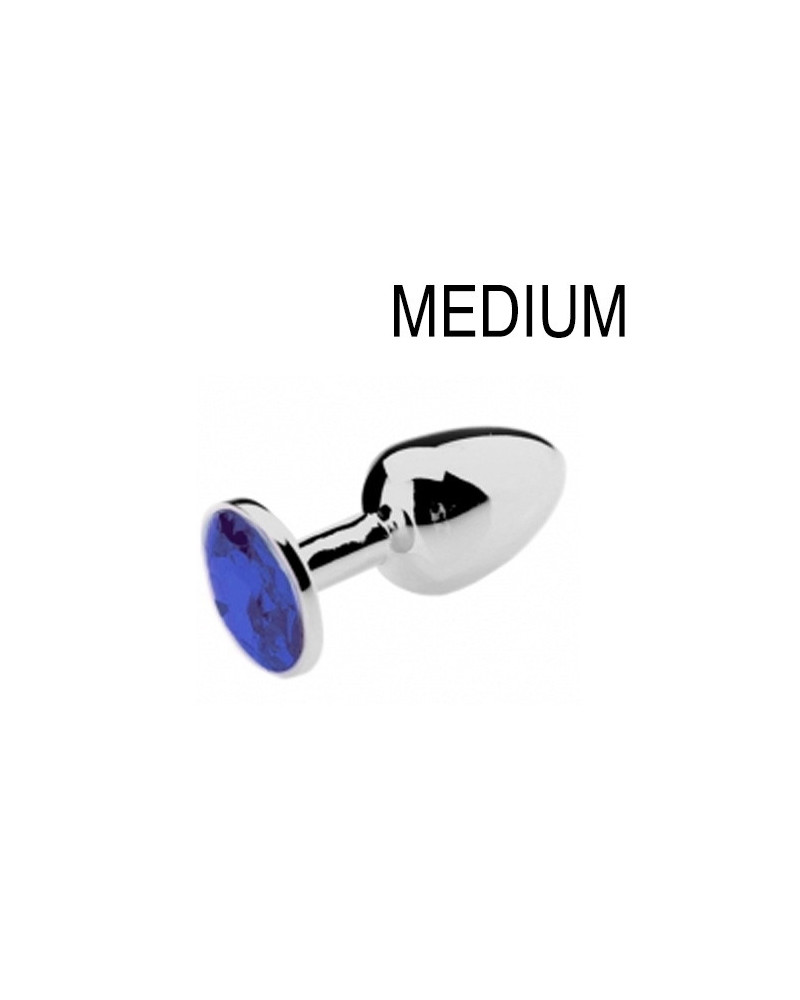 Plug Bijou Bleu 7 x 3.4 cm 