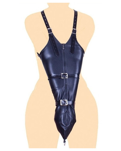 Camisole Strict Leather Zipper 