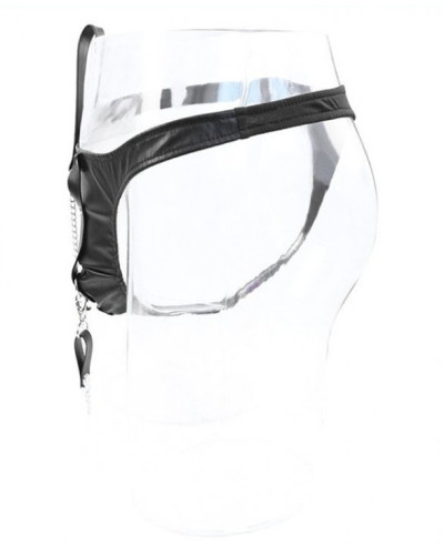 String en simili avec laisse 