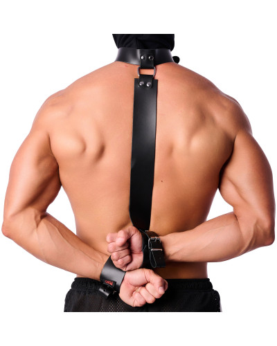 Collier de bondage / Mains en cuir 