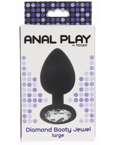 Plug Bijou Diamond Booty L 9 x 4 cm 