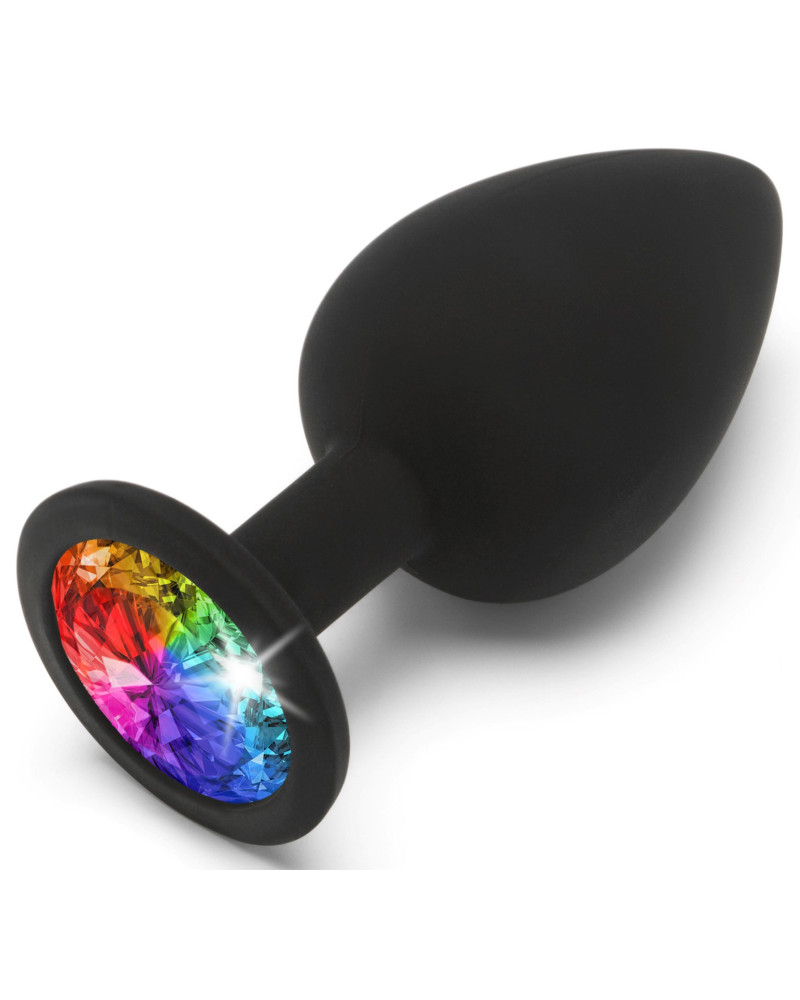 Plug bijou Rainbow L 9 x 4 cm 