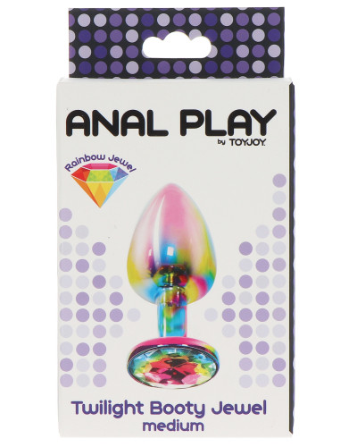 Bijou anal Twilight Rainbow M 7 x 3.5cm 