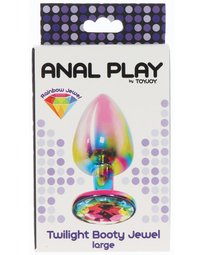 Bijou anal Twilight Rainbow L 8.5 x 4cm 