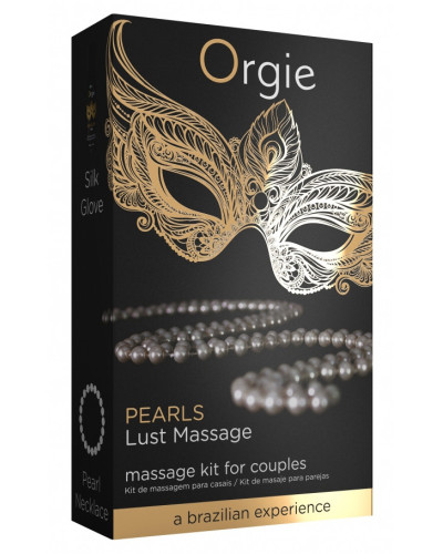 Gel de massage + collier de perles Lust Massage 30ml 