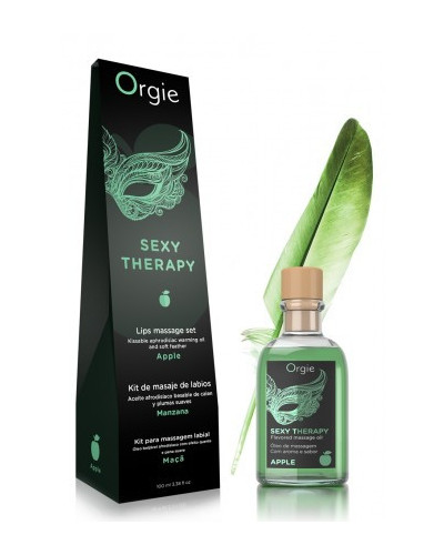 Huile de massage embrassable Sexy Therapy Pomme 100ml 