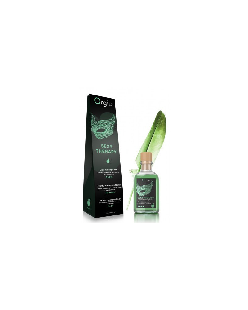 Huile de massage embrassable Sexy Therapy Pomme 100ml 