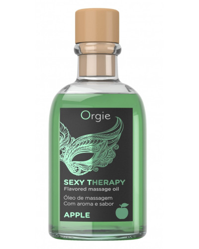 Huile de massage embrassable Sexy Therapy Pomme 100ml 