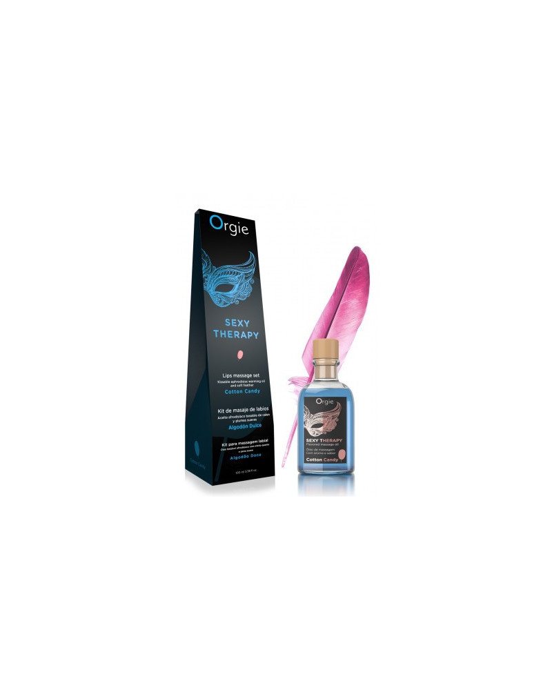 Huile de massage Embrassable SEXY THERAPY Barbe à papa 100ml 