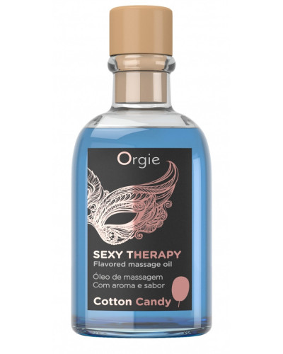 Huile de massage Embrassable SEXY THERAPY Barbe à papa 100ml 