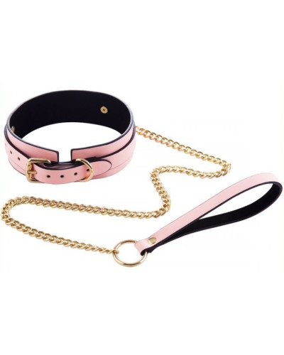 Collier-Laisse phosphorescent Luminous Rose 
