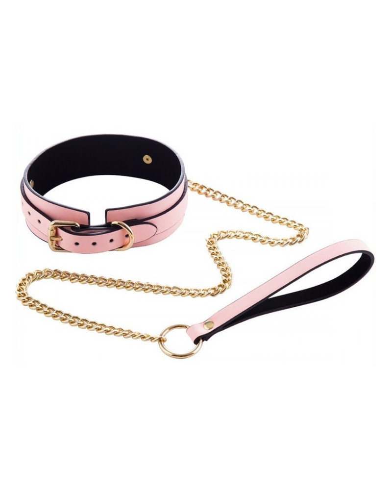 Collier-Laisse phosphorescent Luminous Rose 