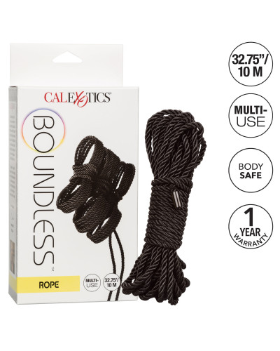 Corde de bondage Boundless 10m Noire 
