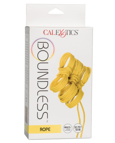 Corde de bondage Boundless 10m Jaune 