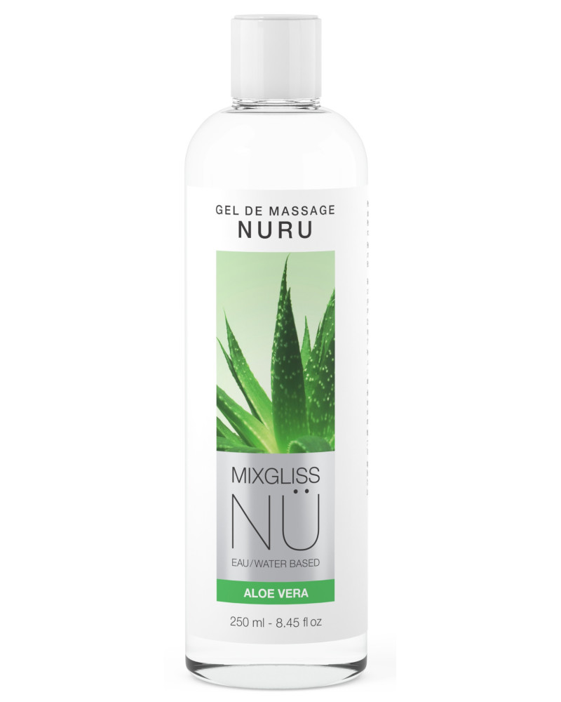 Gel de massage Nuru Mixgliss Aloe Vera 250ml 