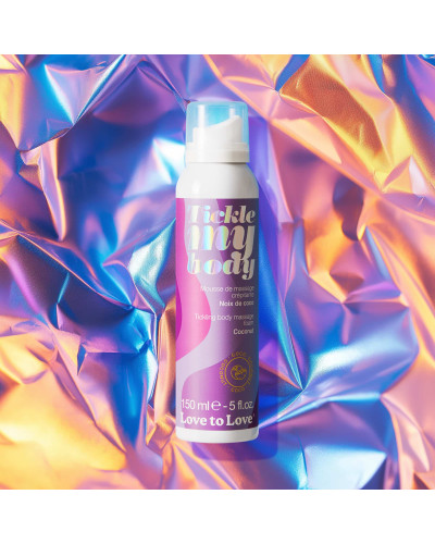 Mousse de massage crépitante Tickel My Body Noix de Coco 150ml 