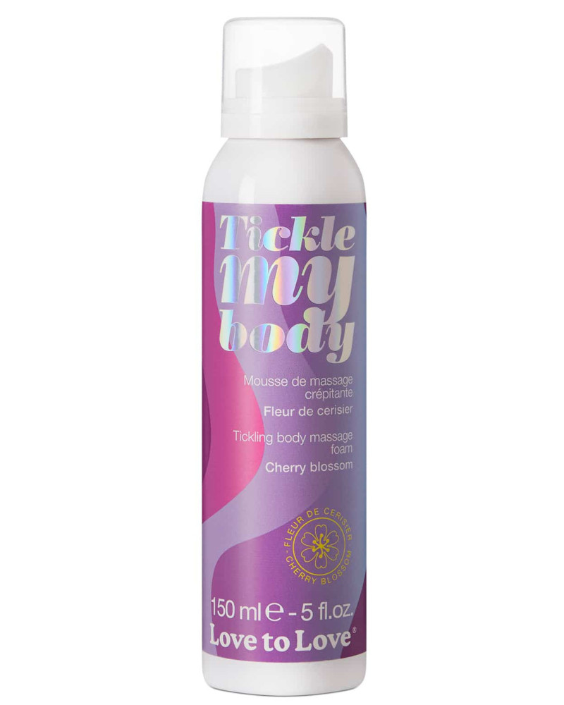 Mousse de massage crépitante Tickle My Body Fleur de Cerisier 150ml 