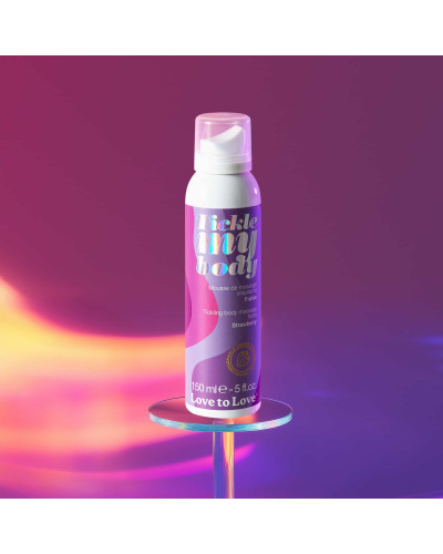 Mousse de massage crépitante Tickle My Body Fraise 150ml 