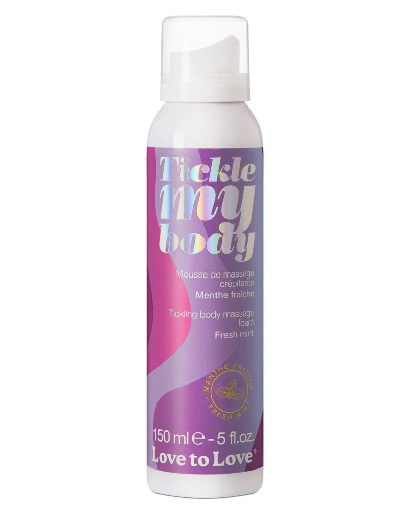 Mousse de massage crépitante Tickle My Body Menthe 150ml 