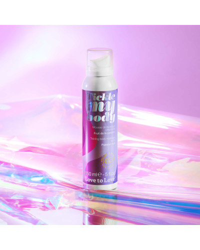 Mousse de massage crépitante Tickle My Body Fruits de la Passion 150ml 