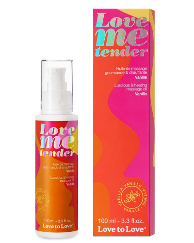 Huile de massage Love Me Tender Vanille 100ml 