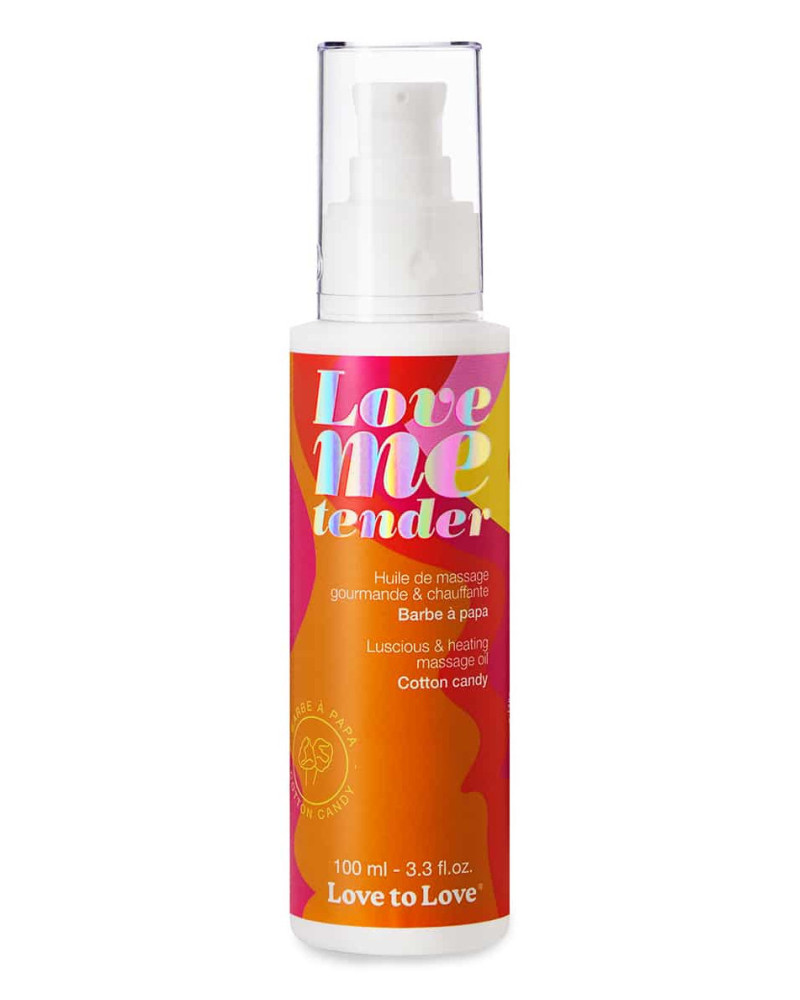 Huile de massage Love Me Tender Barbe à papa 100ml 