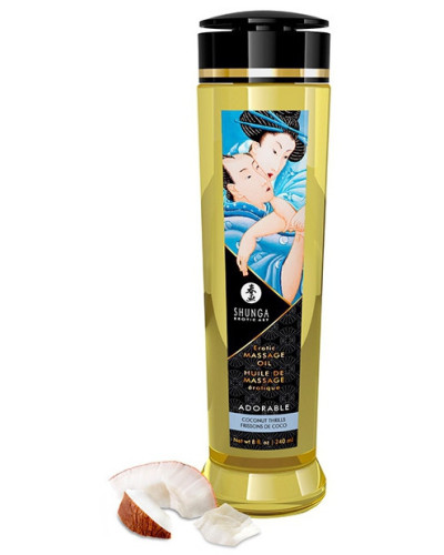 Huile de massage Adorable Frissons de Coco 240mL 