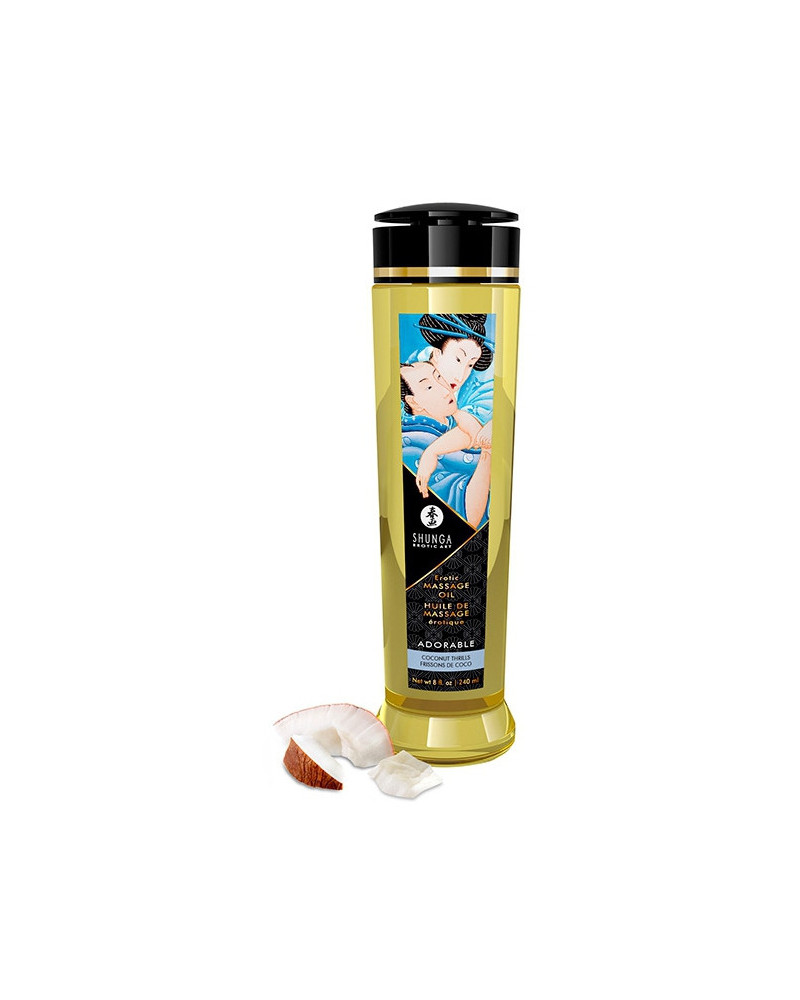 Huile de massage Adorable Frissons de Coco 240mL 