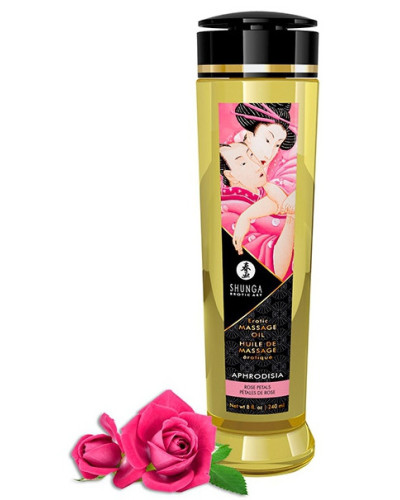 Huile de massages Aphrodisia Pétales de Rose 240mL 